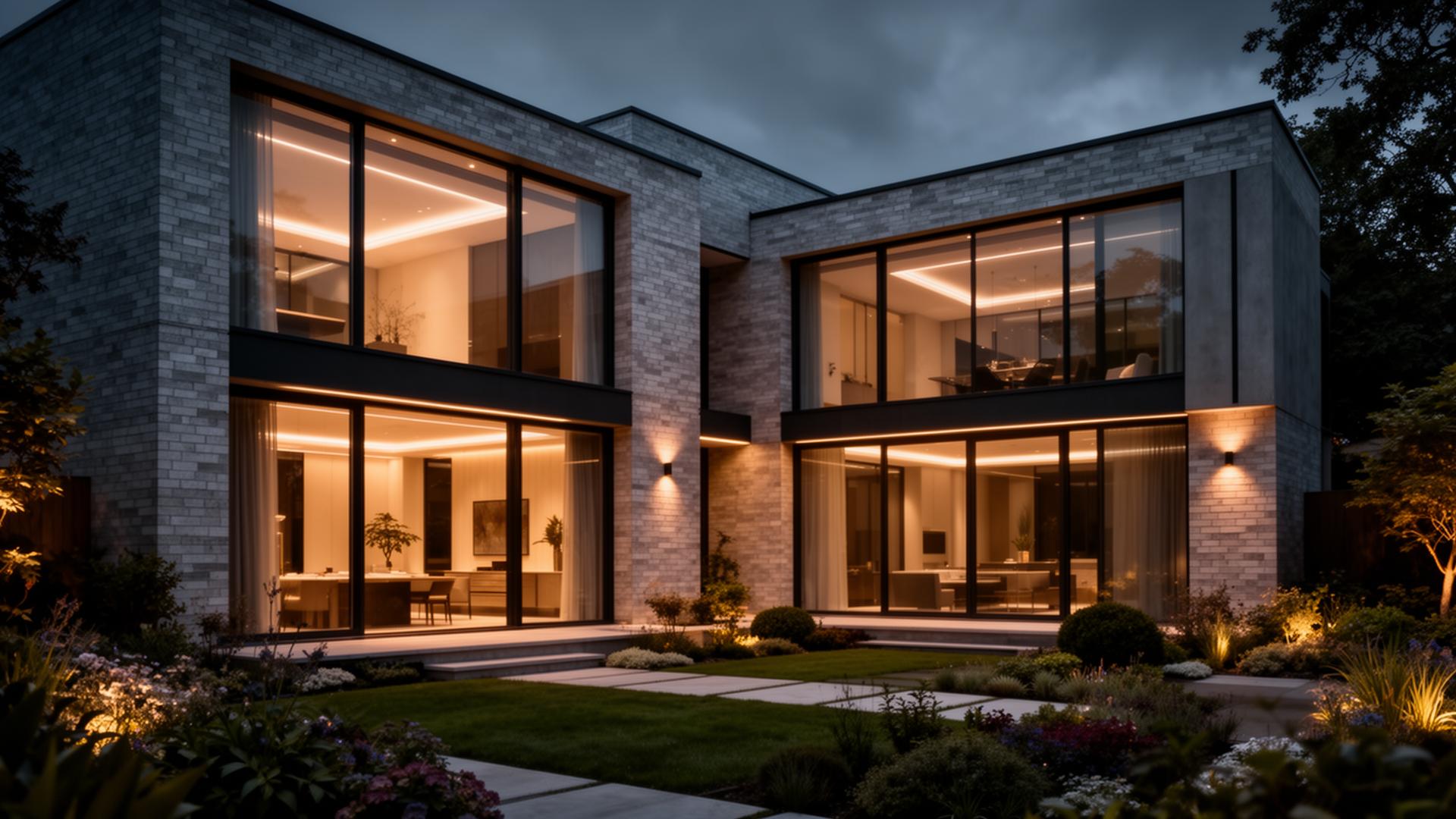 Modern luxury home built by LEVA Group